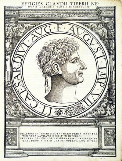 Tiberio Nero, illustrazione da 